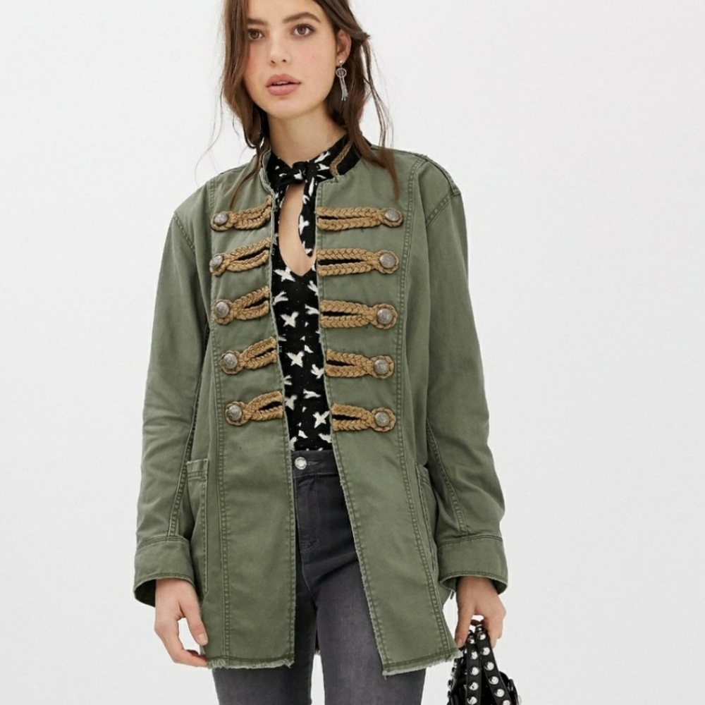 Free People Military Jacket - Picture 3 of 9
